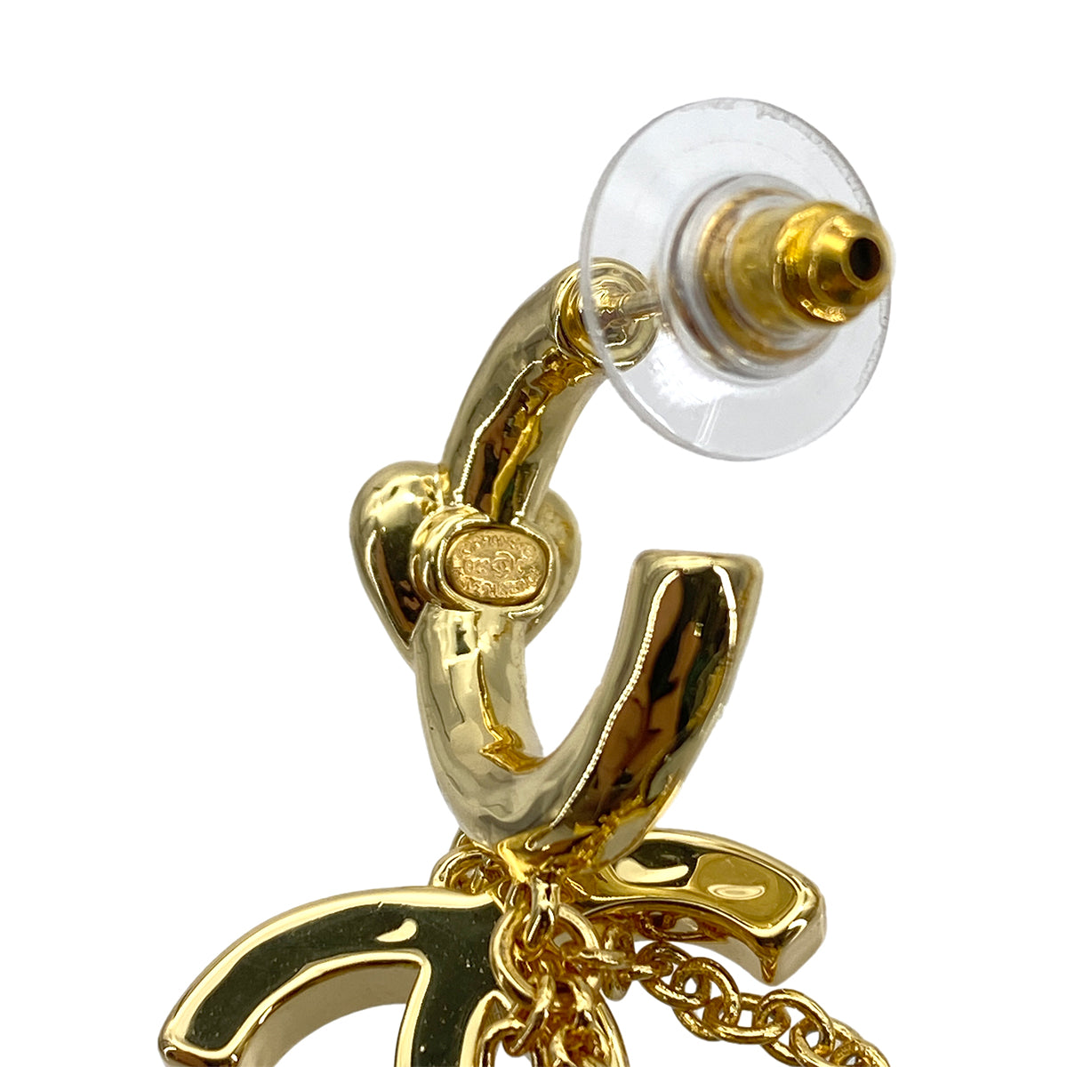 CHANEL EARRINGS COCOMARK RHINESTONE ACCESSORY B23C 90265340