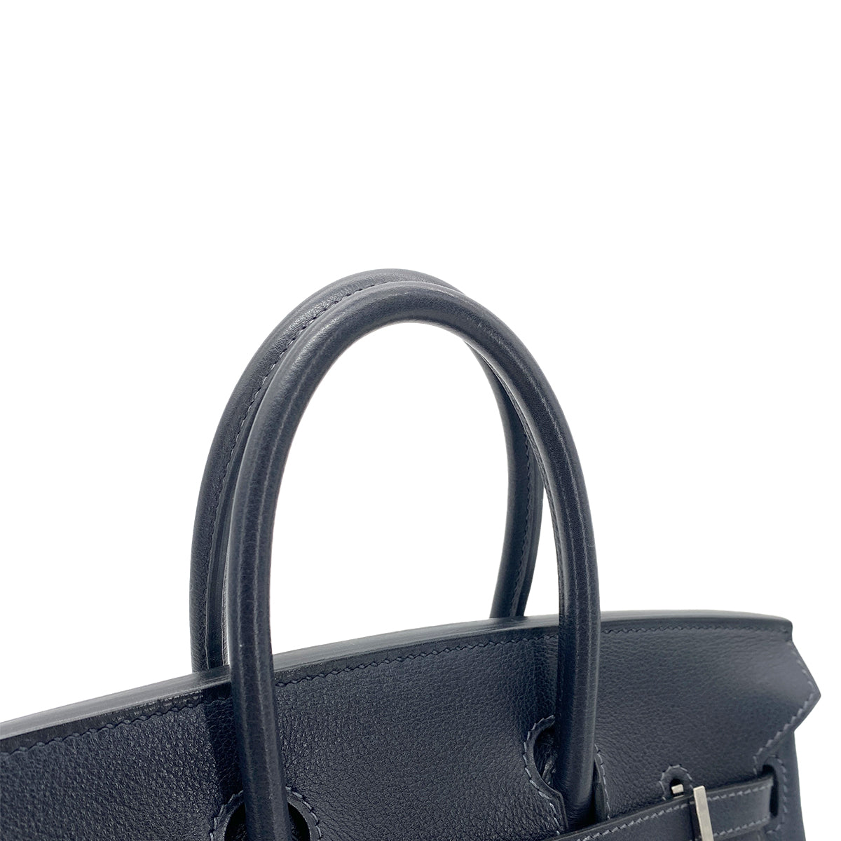HERMES BIRKIN 25 BLEU NUIT VEAU GULLIVER HAND BAG □M SHW 90265595