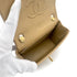 CHANEL VINTAGE MINI SQUARE 17 CHAIN HAND BAG BEIGE LAMB SKIN 90265880 - PURPOSE