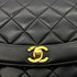 CHANEL VINTAGE DIANA MEDIUM CHAIN SHOULDER BAG BLACK LAMB SKIN 90265886 - PURPOSE