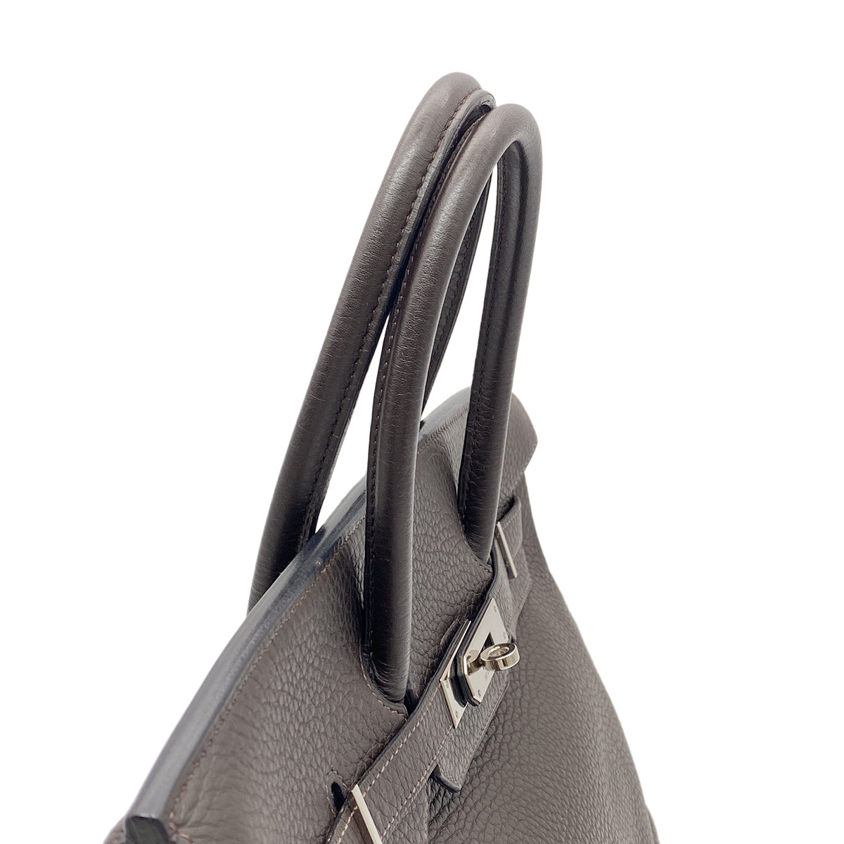 HERMES BIRKIN 35 HAVANNE TAURILLON CLEMENCE HAND BAG □G SHW 90265890