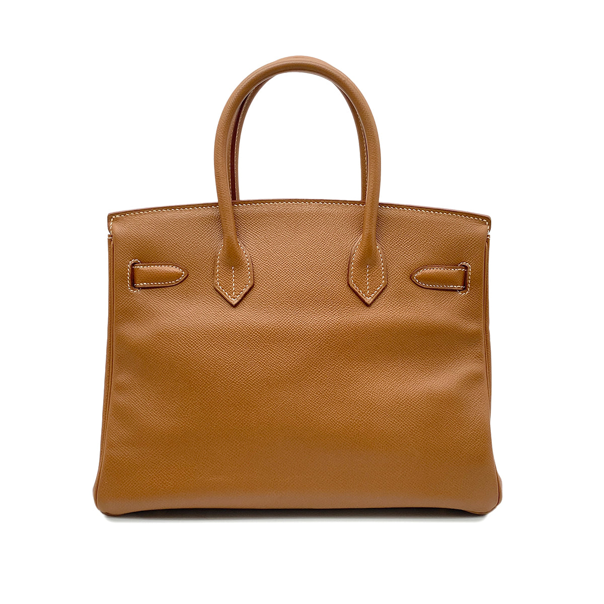 HERMES BIRKIN 30 GOLD COUCHEVEL HAND BAG □A GHW 90265893