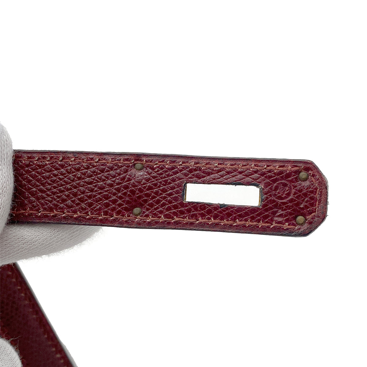 HERMES KELLY 28 ROUGE H ECRU TOILE H COUCHEVEL HAND BAG 〇M GHW 90265900