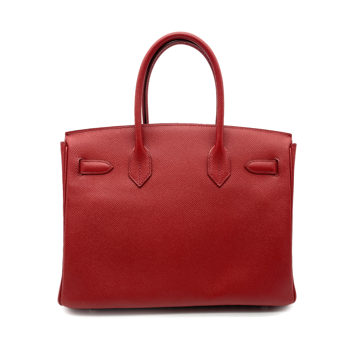 HERMES BIRKIN 30 ROUGE GARANCE EPSOM HAND BAG □K SHW 90265901
