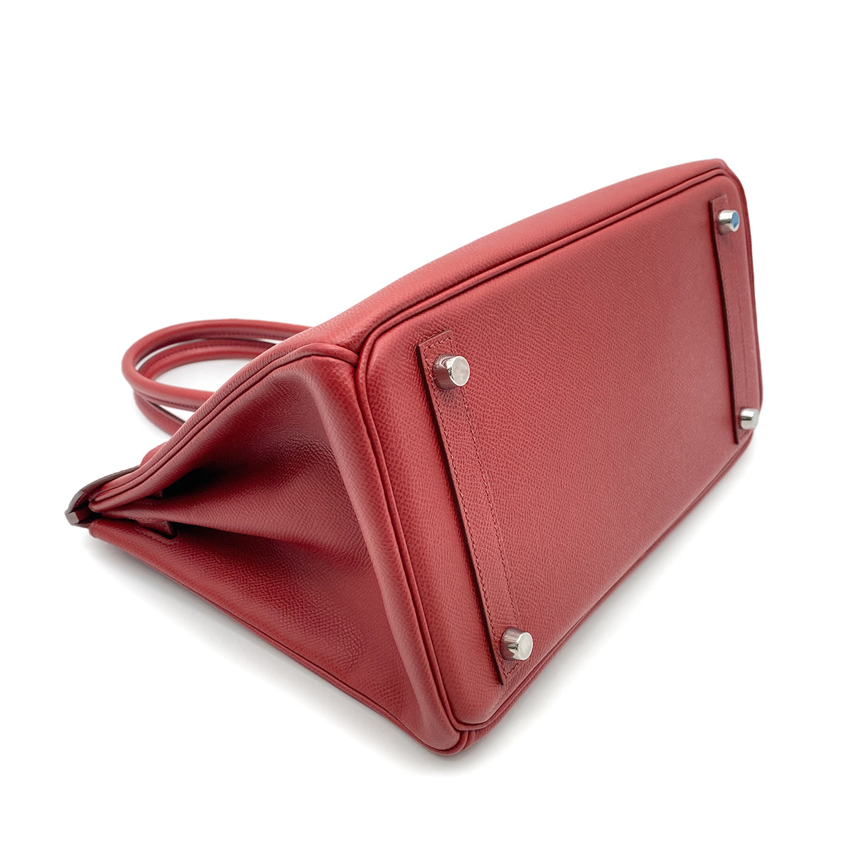 HERMES BIRKIN 30 ROUGE GARANCE EPSOM HAND BAG □K SHW 90265901