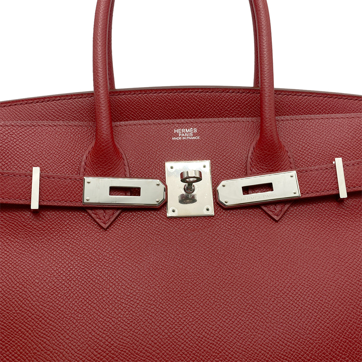 HERMES BIRKIN 30 ROUGE GARANCE EPSOM HAND BAG □K SHW 90265901