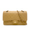 CHANEL VINTAGE CLASSIC FLAP MEDIUM CHAIN SHOULDER BAG BEIGE CAVIAR SKIN 90265918 - PURPOSE