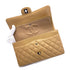 CHANEL VINTAGE CLASSIC FLAP MEDIUM CHAIN SHOULDER BAG BEIGE CAVIAR SKIN 90265918 - PURPOSE