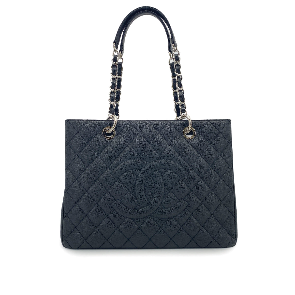 CHANEL GST TOTE BAG BLACK CAVIAR SKIN 90265919