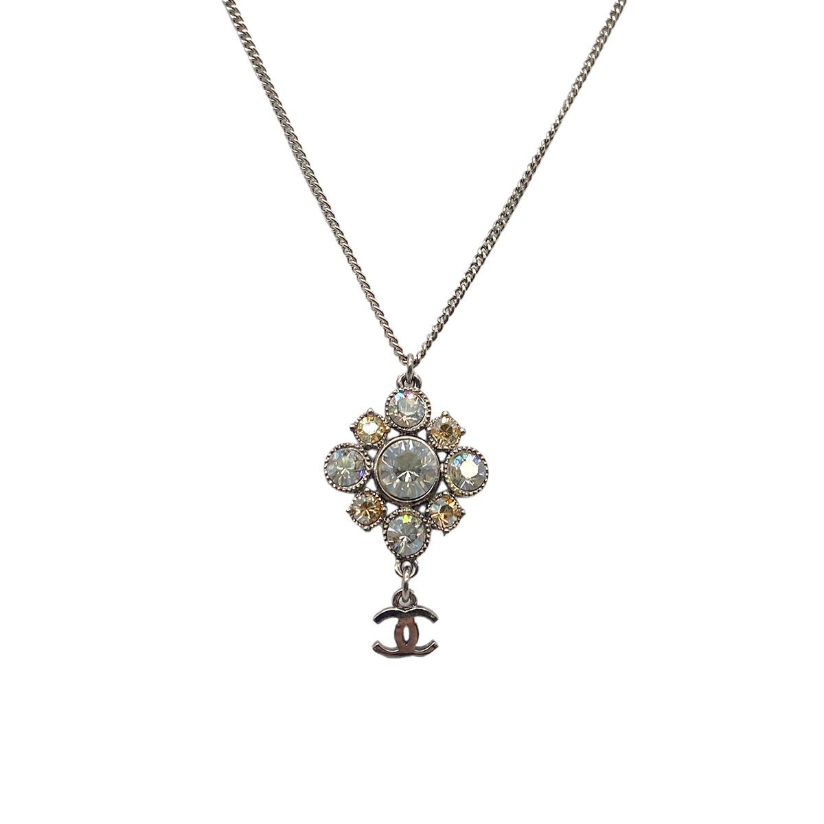 CHANEL NECKLACE COCOMARK RHINESTONE ACCESSORY C11V 90265928