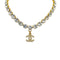 CHANEL VINTAGE NECKLACE RHINESTONE COCOMARK ACCESSORY 95P 90265931 - PURPOSE