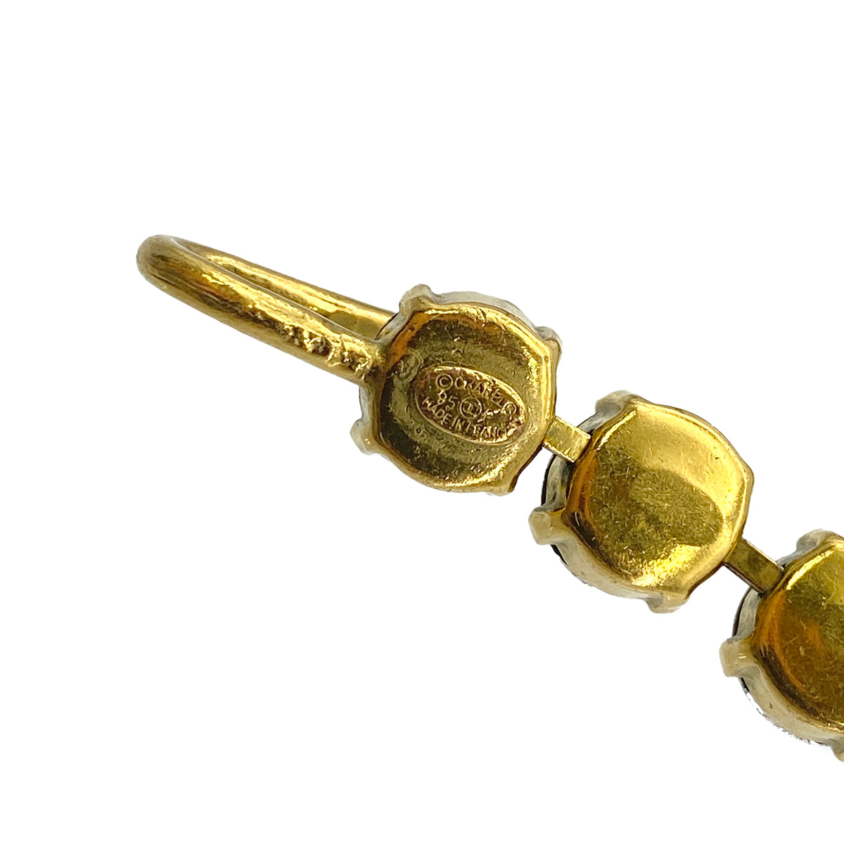 CHANEL VINTAGE NECKLACE RHINESTONE COCOMARK ACCESSORY 95P 90265931