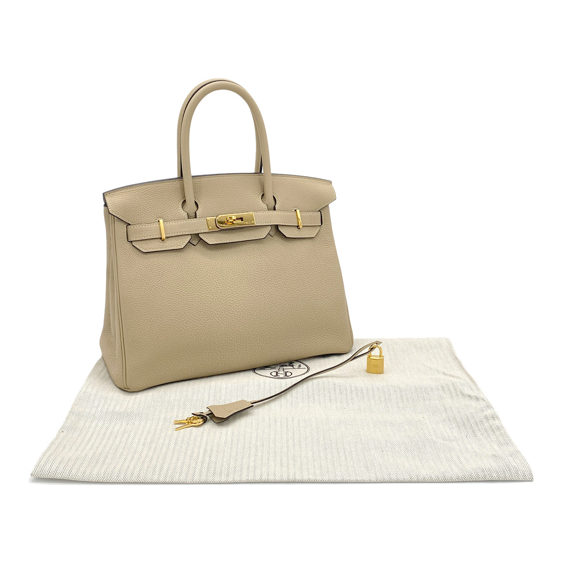 HERMES BIRKIN 30 TRENCH TOGO HAND BAG X SHW 90266137