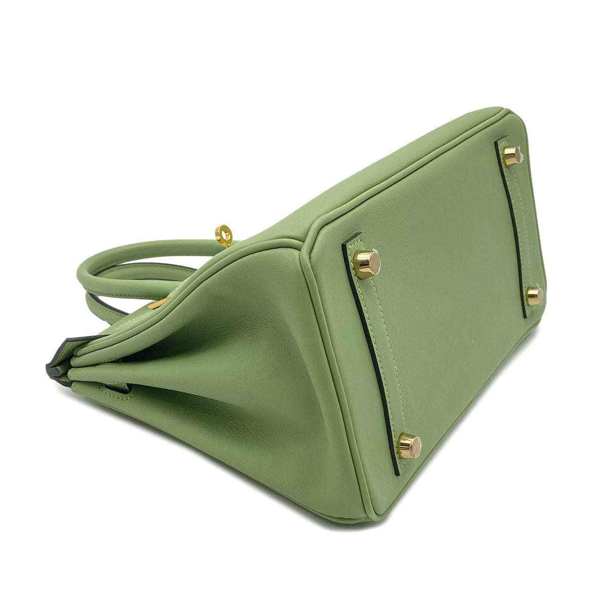 HERMES BIRKIN 25 VERT CRIQUET SWIFT HAND BAG Y GHW 90266138