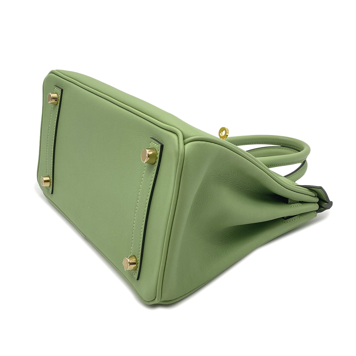 HERMES BIRKIN 25 VERT CRIQUET SWIFT HAND BAG Y GHW 90266138