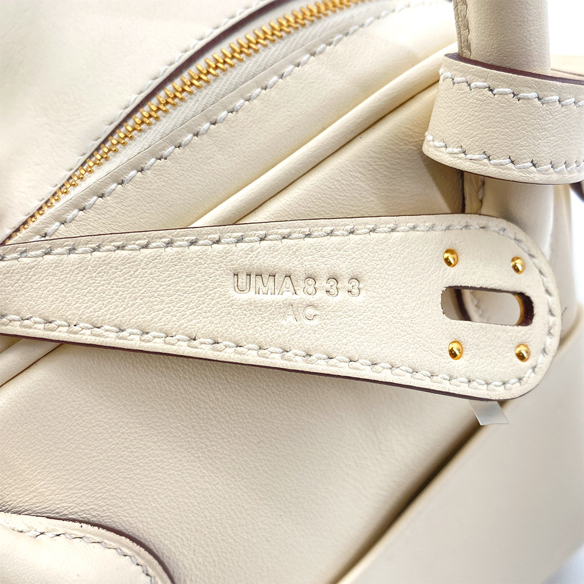 HERMES LINDY 26 VERSO NATA LIME SWIFT SHOULDER BAG U GHW 90266142