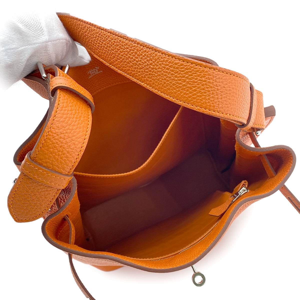 HERMES SO KELLY 26 ORANGE TOGO SHOULDER BAG □O SHW 90266146