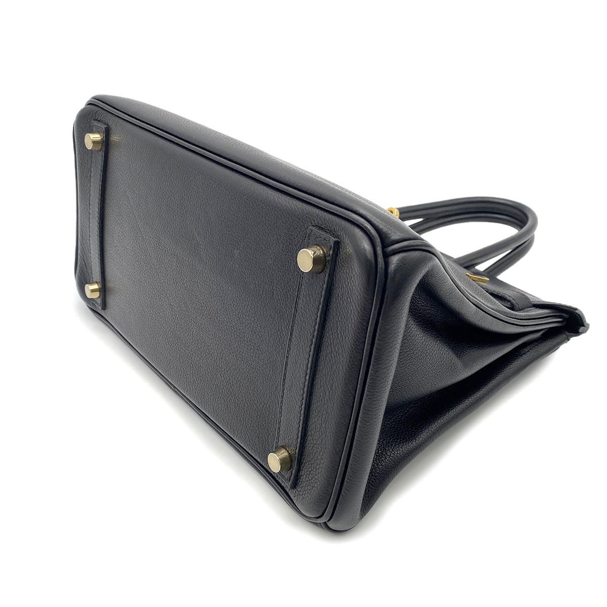 HERMES BIRKIN 30 BLACK VEAU GULLIVER HAND BAG □J GHW 90266147