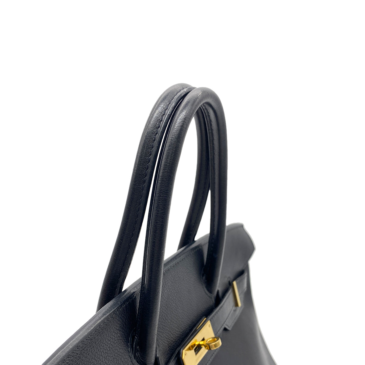 HERMES BIRKIN 30 BLACK VEAU GULLIVER HAND BAG □J GHW 90266147