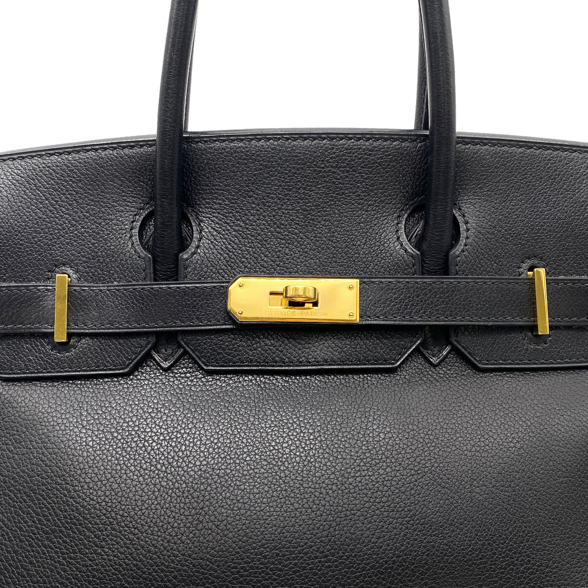 HERMES BIRKIN 30 BLACK VEAU GULLIVER HAND BAG □J GHW 90266147