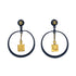 CHANEL VINTAGE EARRINGS COCOMARK HOOP PERFUME ACCESSORY 94C 90266152 - PURPOSE