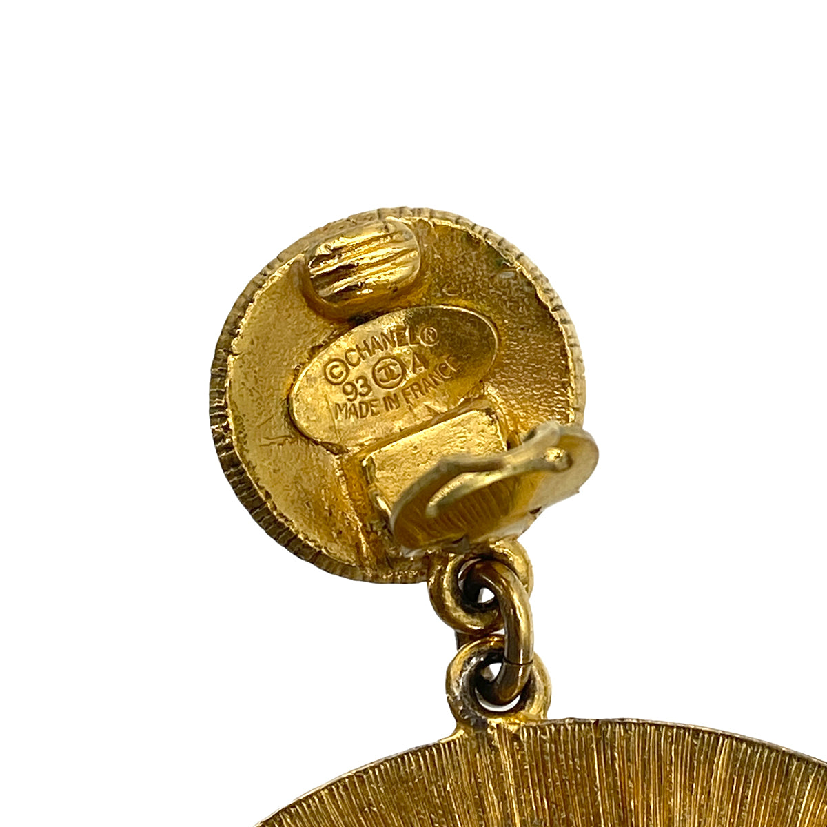 CHANEL VINTAGE EARRINGS COCOMARK SWING ACCESSORY 93A 90266153