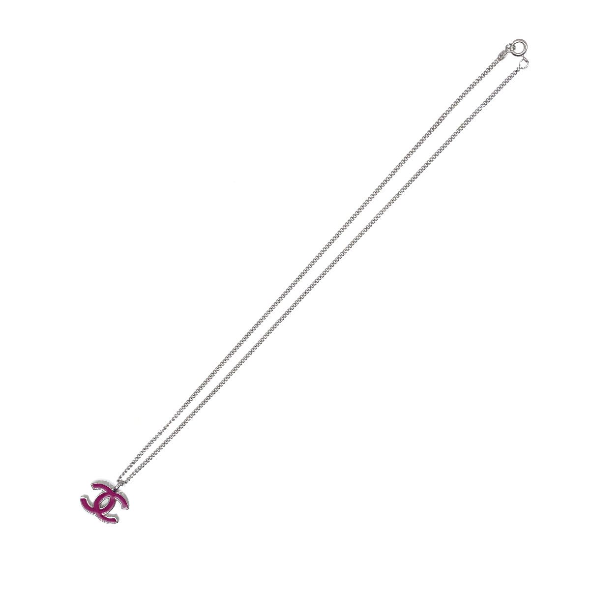 CHANEL NECKLACE COCOMARK PURPLE ACCESSORY 02C 90266167