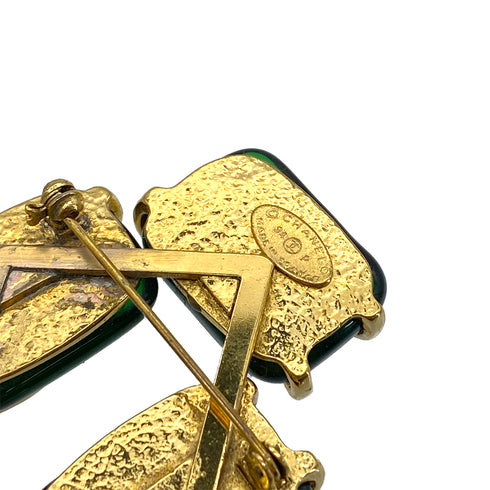 CHANEL VINTAGE BROOCH GRIPOIX COCO MARK ACCESSORY 94P 90266170 - PURPOSE