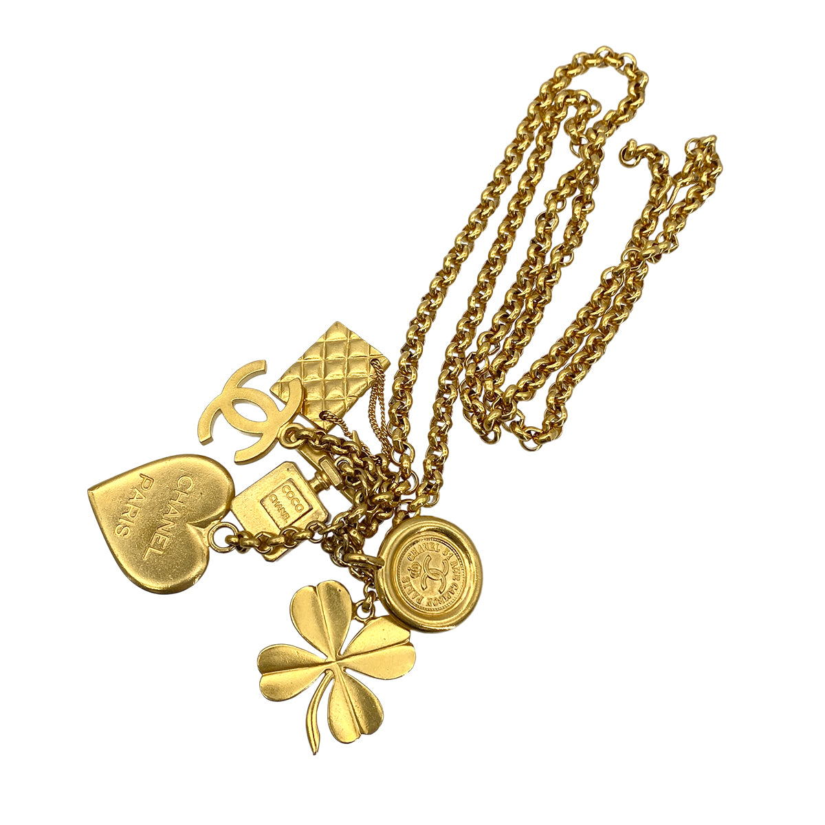 CHANEL VINTAGE NECKLACE ICON CHARM ACCESSORY 96P 90266171