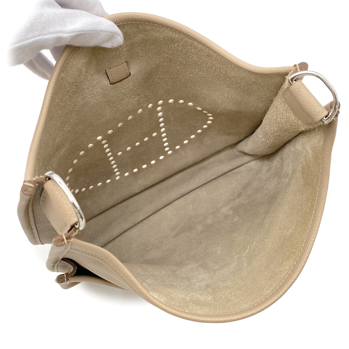 HERMES EVELYNE 3 ARGILE EPSOM SHOULDER BAG T SHW 90266240