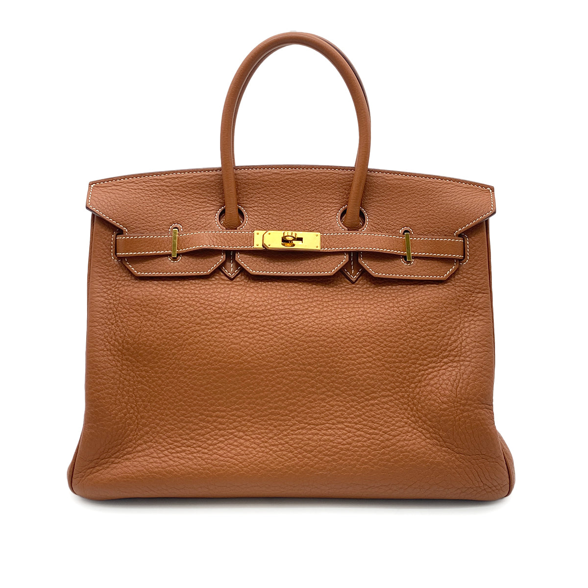 HERMES BIRKIN 35 ETRUSQUE FJORD HAND BAG □I GHW 90266248