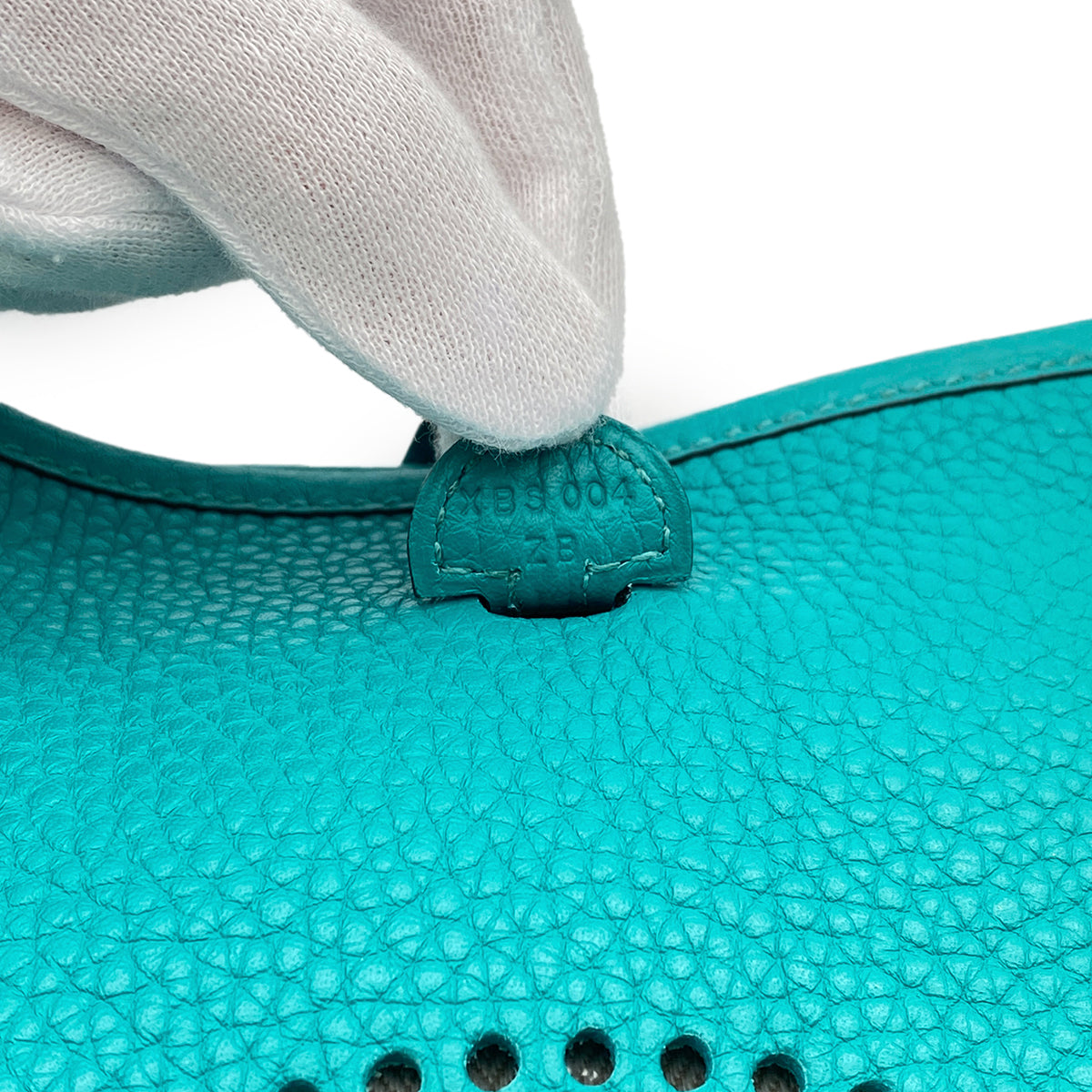 HERMES EVELYNE TPM BLEU PAON TAURILLON CLEMENCE SHOULDER BAG X 90266424