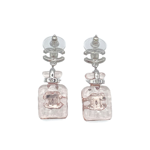 CHANEL EARRINGS PERFUME BOTTLE MOTIF RHINESTONE ACCESSORY B23S 90266431 - PURPOSE