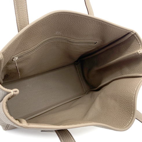 HERMES VICTORIA CABAS 32 ETOUPE TAURILLON CLEMENCE TOTE BAG □J 90266436 - PURPOSE