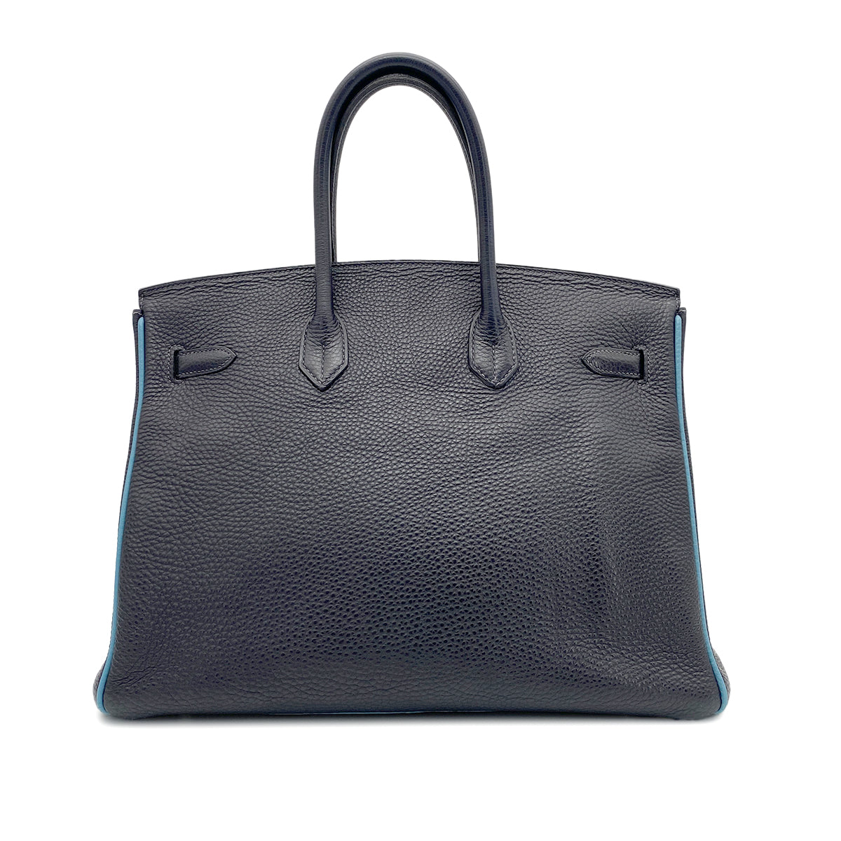 HERMES BIRKIN 35  BLEU NUIT BLEU JEAN TOGO HAND BAG □H SHW 90266438