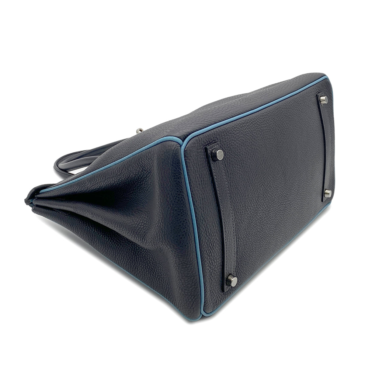 HERMES BIRKIN 35  BLEU NUIT BLEU JEAN TOGO HAND BAG □H SHW 90266438