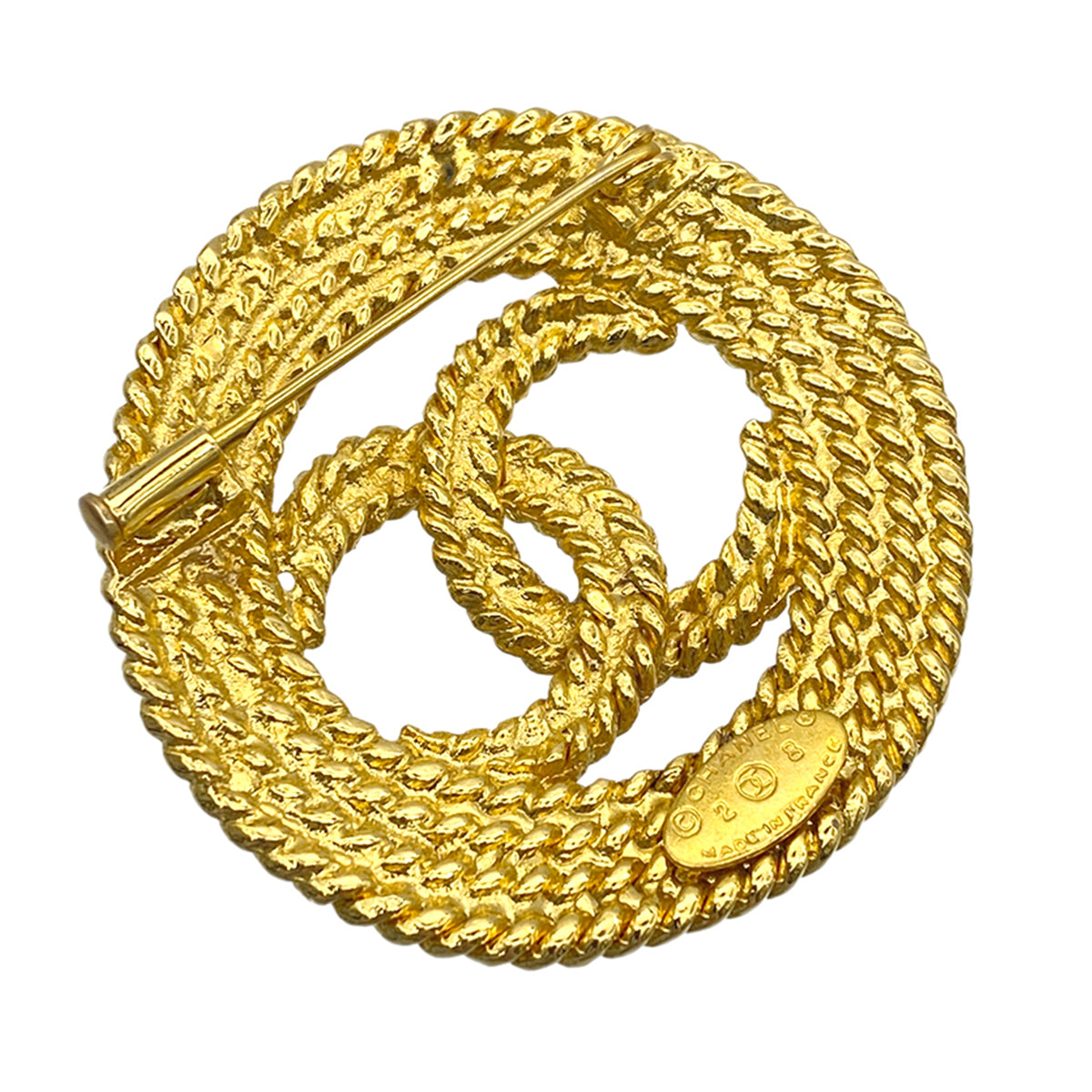 CHANEL VINTAGE COCOMARK BROOCH ROUND ACCESSORY 28 90266445