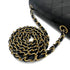 CHANEL VINTAGE MINI SQUARE 17 CHAIN SHOULDER BAG BLACK LAMB SKIN 90266446 - PURPOSE