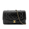CHANEL VINTAGE DIANA MEDIUM CHAIN SHOULDER BAG BLACK LAMB SKIN 90266709 - PURPOSE