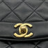 CHANEL VINTAGE DIANA MEDIUM CHAIN SHOULDER BAG BLACK LAMB SKIN 90266709 - PURPOSE