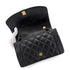CHANEL VINTAGE DIANA MEDIUM CHAIN SHOULDER BAG BLACK LAMB SKIN 90266709 - PURPOSE