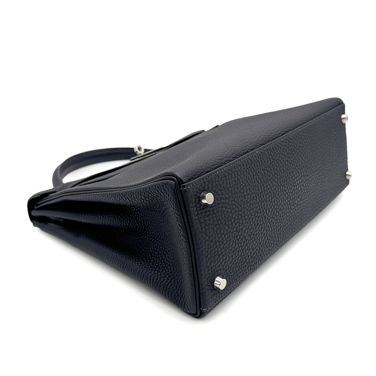 HERMES KELLY 32 RETOURNE BLEU NUIT TOGO HAND SHOULDER BAG □G SHW 90266715