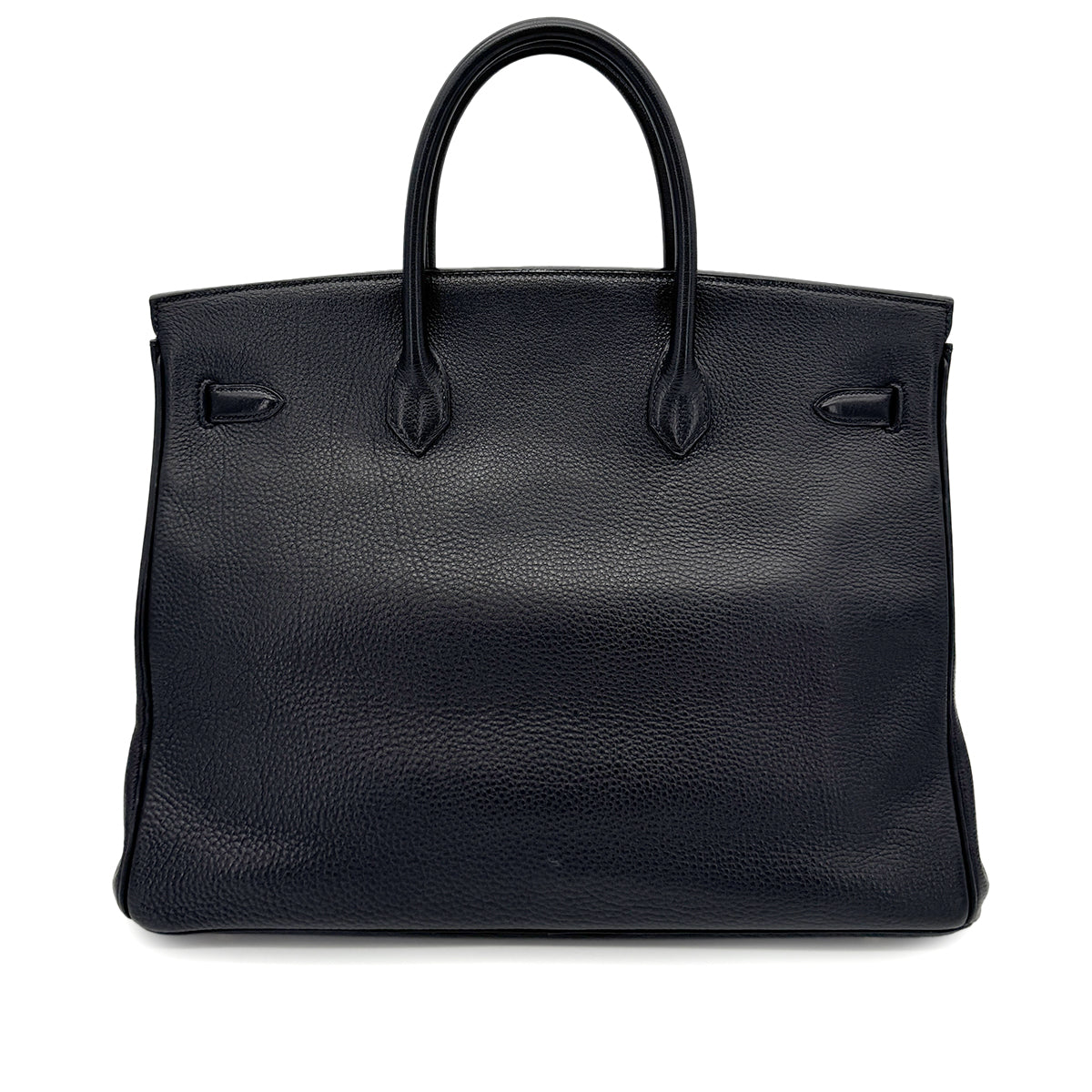 HERMES BIRKIN 40 BLACK TOGO HAND BAG □B GHW 90266722