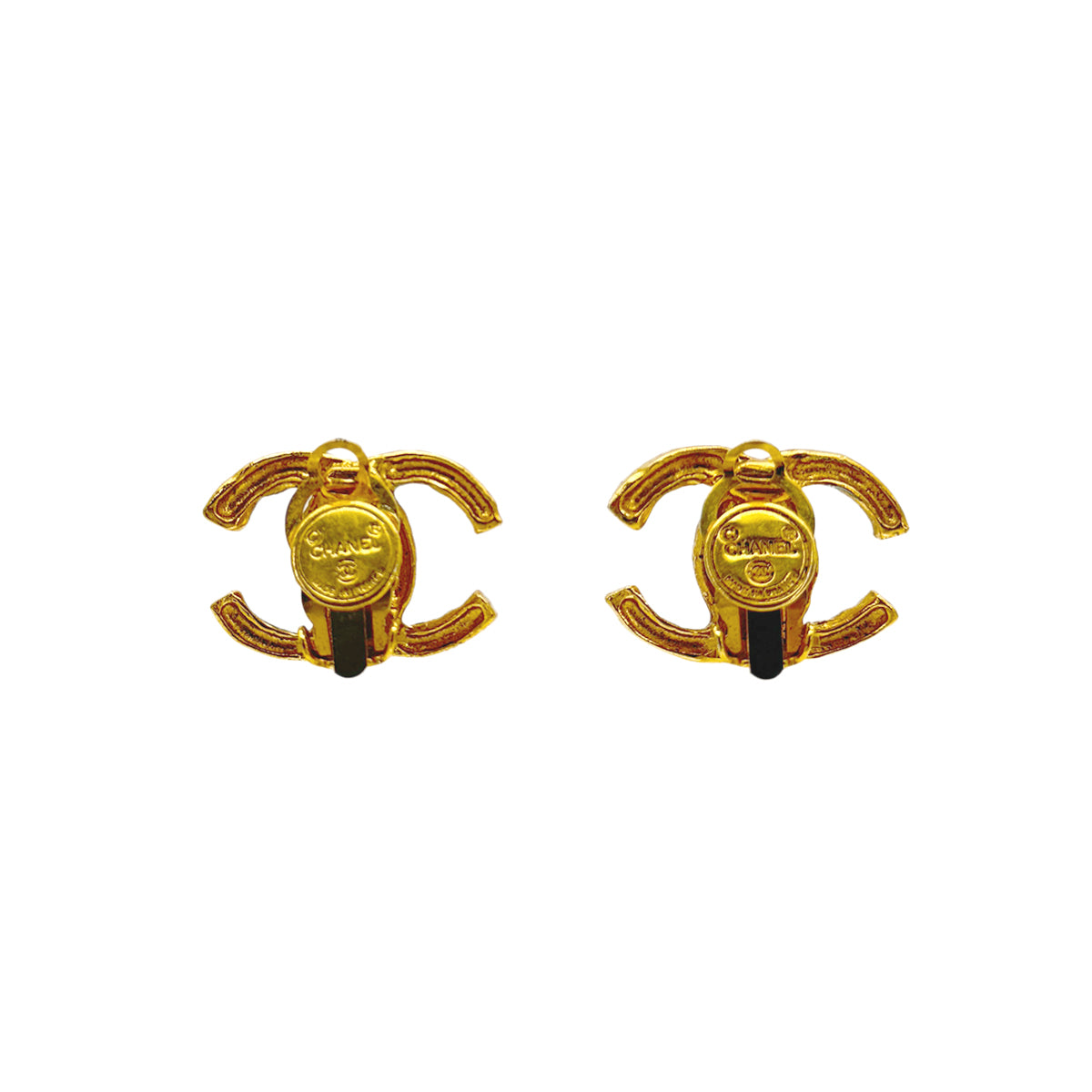 CHANEL VINTAGE EARRINGS COCOMARK ACCESSORY 90266738
