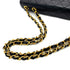 CHANEL VINTAGE MAXI MATELASSE 34 CHAIN SHOULDER BAG BLACK LAMB SKIN 90266740 - PURPOSE