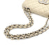 CHANEL VINTAGE CRUISE LINE CHAIN SHOULDER BAG BEIGE CANVAS 90267380 - PURPOSE