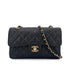 CHANEL VINTAGE CLASSIC FLAP SMALL CHAIN SHOULDER BAG BLACK CAVIAR SKIN 90267391 - PURPOSE