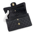 CHANEL VINTAGE CLASSIC FLAP SMALL CHAIN SHOULDER BAG BLACK CAVIAR SKIN 90267391 - PURPOSE