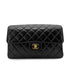 CHANEL VINTAGE DOUBLE FACE SHOULDER BAG BLACK LAMB SKIN 90267394 - PURPOSE