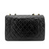 CHANEL VINTAGE MAXI MATELASSE 34 CHAIN SHOULDER BAG BLACK LAMB SKIN 90267401 - PURPOSE